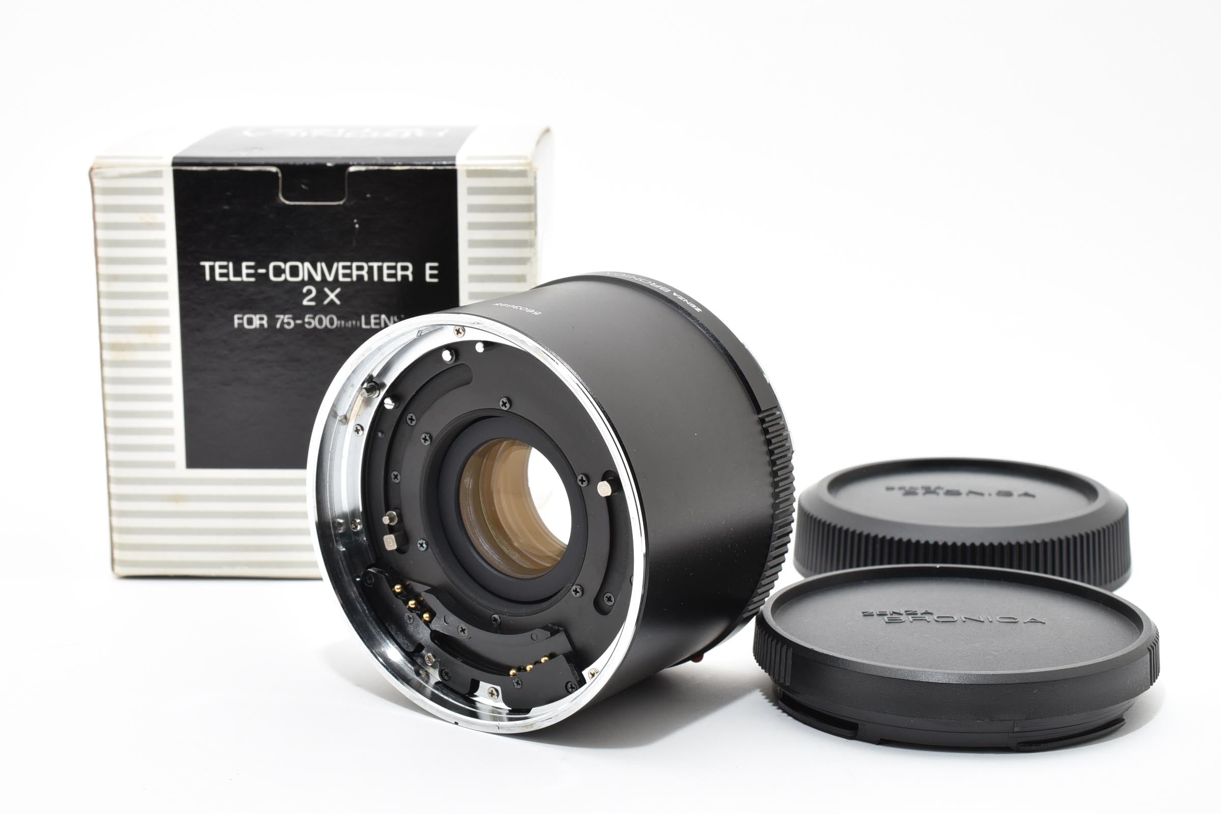 ★美品★ ゼンザブロニカ ZENZABRONICA TELE-CONVERTER E 2X ブラック テレコンバーター ★ L80#7660
