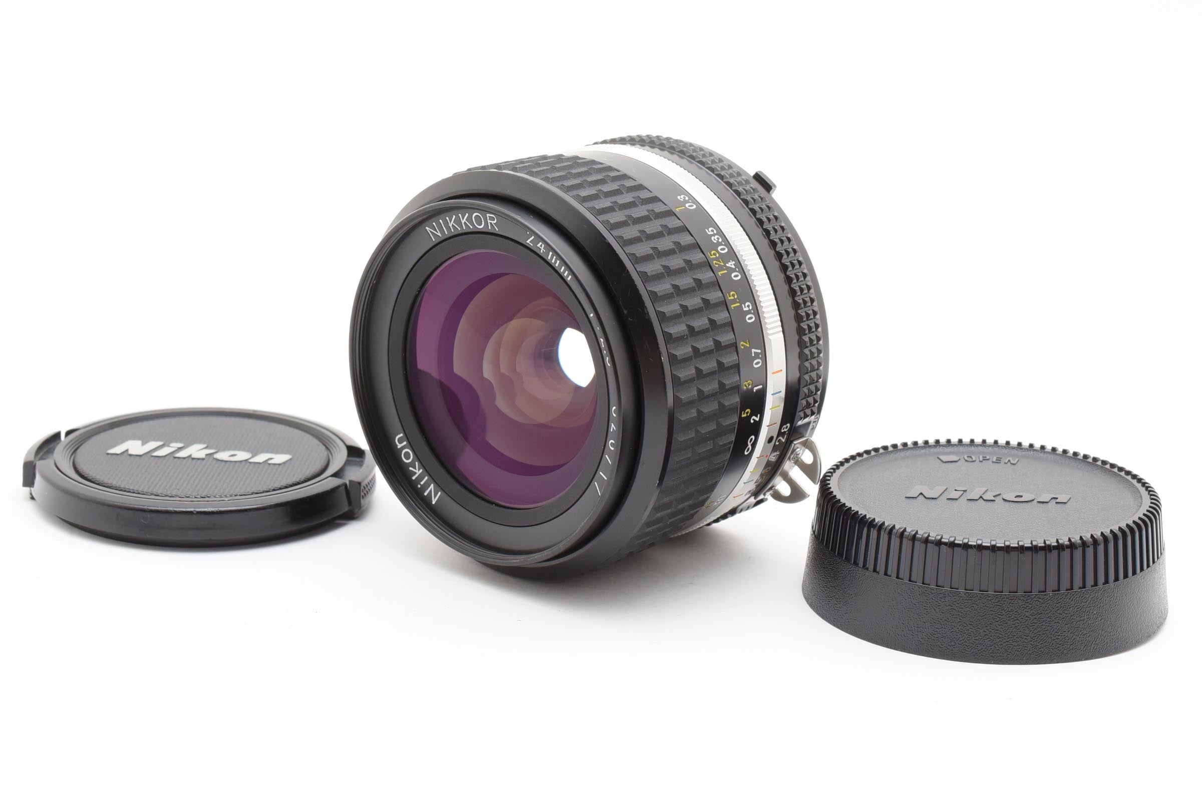 ★美品★ ニコン Nikon AI-S NIKKOR 24mm F2.8 単焦点レンズ ★ #8284