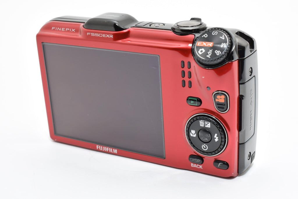 ★美品★ フジフイルム FUJIFILM FINEPIX F550EXR RED デジタルカメラ 【1600万画素】 ★ #8508