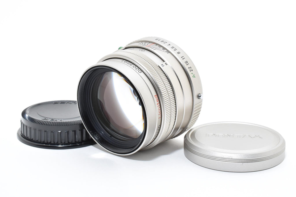 ★美品★ ペンタックス PENTAX FA77MM F1.8 LIMITED シルバー 希少な日本製 MADE IN JAPAN 交換レンズ ★ L42#7401