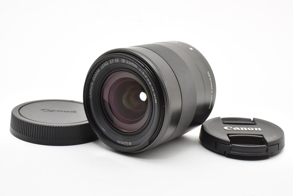 ★良品★ キヤノン CANON EF-M 18-55MM F3.5-5.6 IS STM 標準ズームレンズ ★ #8554