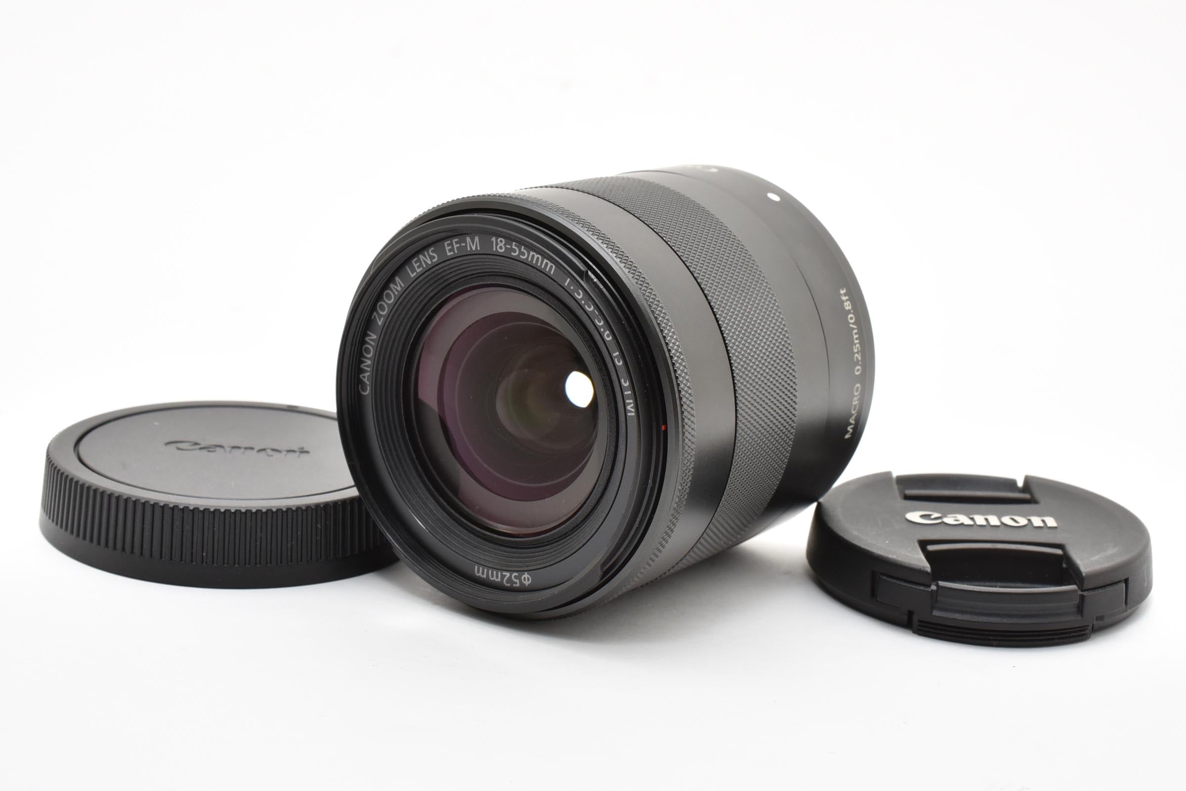 ★良品★ キヤノン CANON EF-M 18-55MM F3.5-5.6 IS STM 標準ズームレンズ ★ #8554