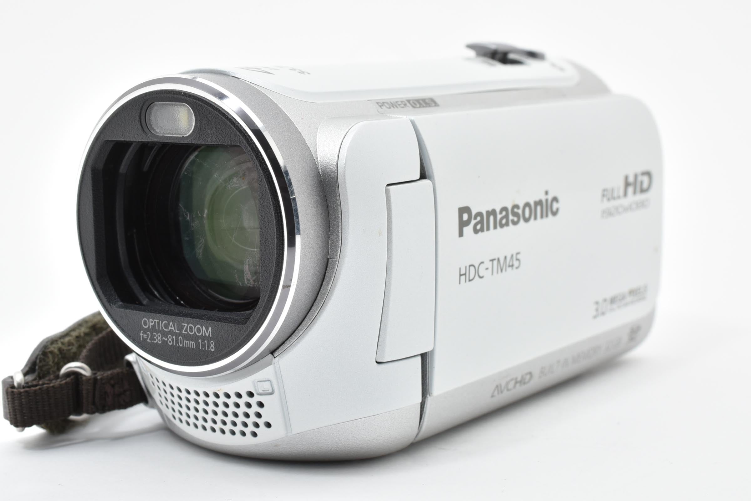 ★良品★ パナソニック Panasonic HDC-TM45 (WHITE) ホワイト ビデオカメラ ★ L33#8162