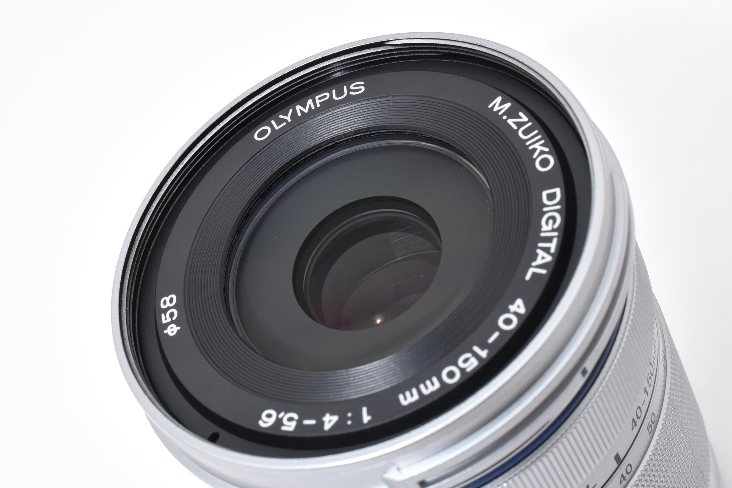 ★美品★ オリンパス Olympus M.ZUIKO DIGITAL ED 40-150MM F4.0-5.6 R シルバー ★ #8346