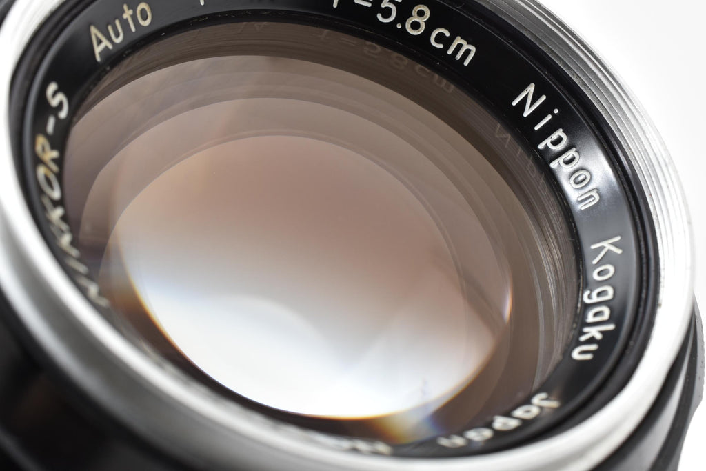 ★美品★ ニコン Nikon AUTO NIKKOR 5.8CM F1.4 PAT.PEND 非AI レンズ ★ L12#8212