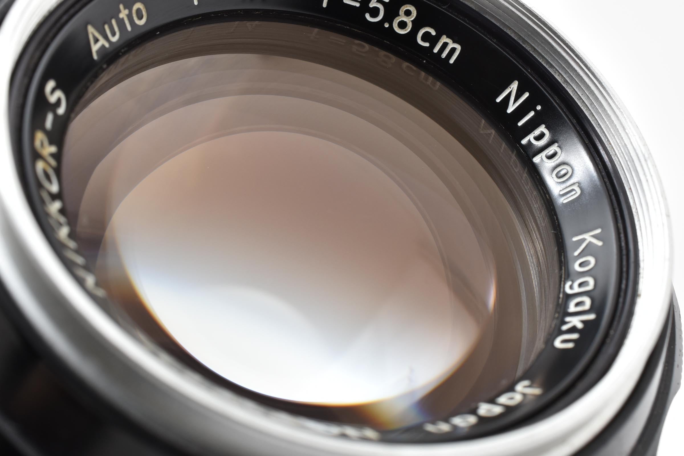 ★美品★ ニコン Nikon AUTO NIKKOR 5.8CM F1.4 PAT.PEND 非AI レンズ ★ L12#8212