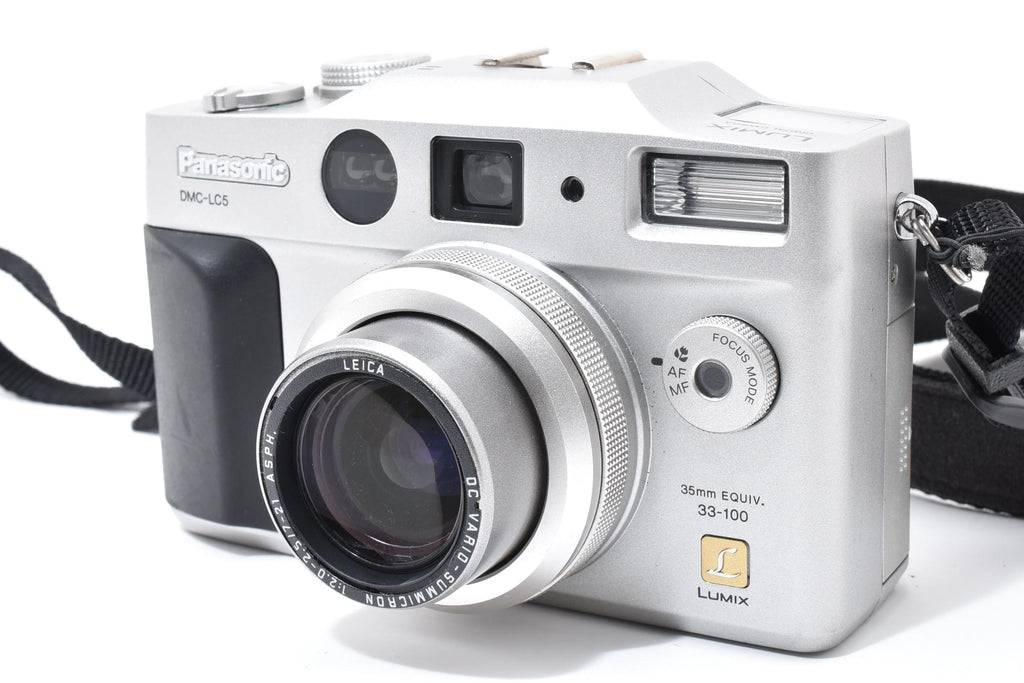 ★美品★ パナソニック Panasonic DMC-LC5 シルバー デジタルカメラ 希少動作品 ★ #8335